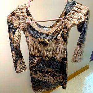 Charlotte Russe Snakeskin dress